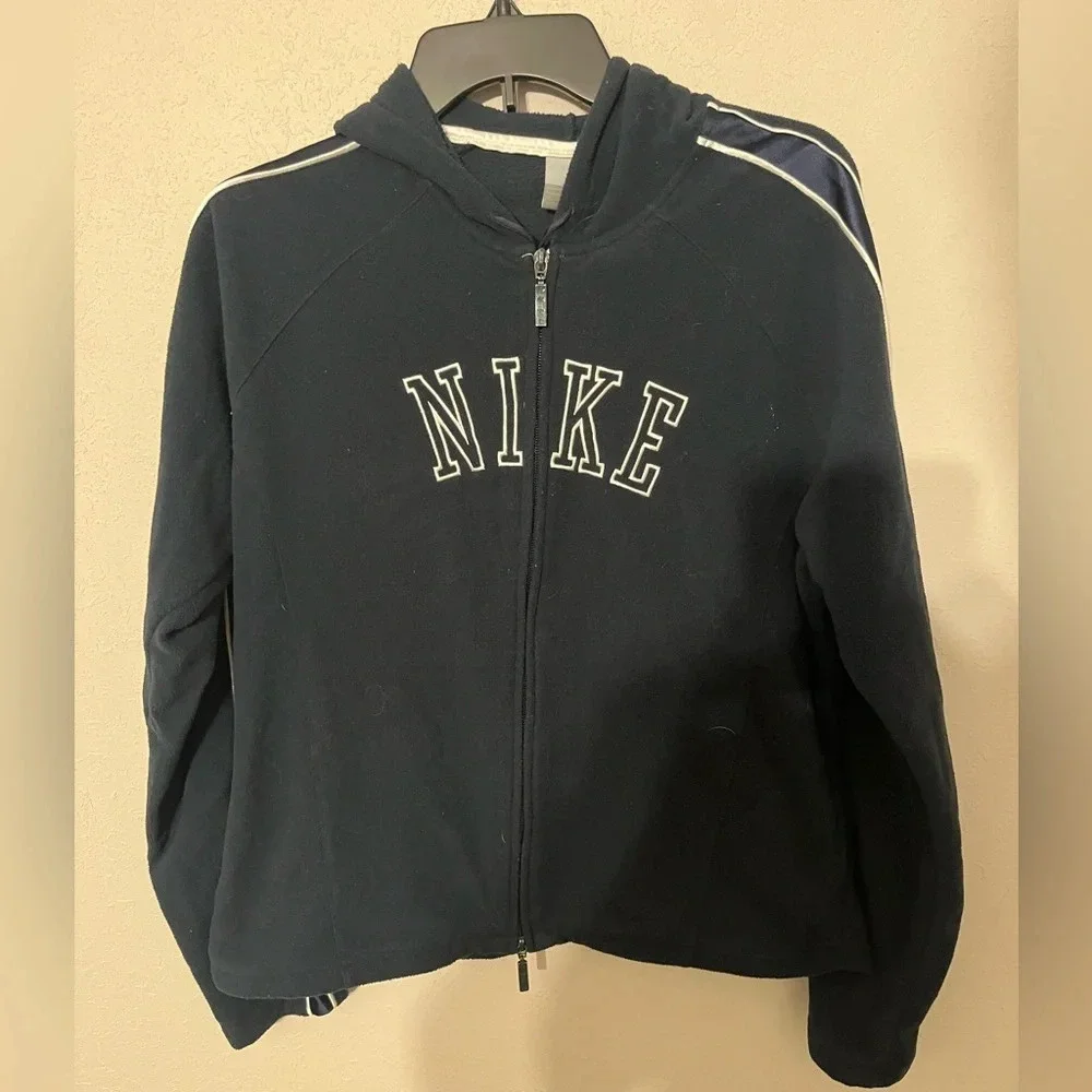 Mid 2000’s Kids Nike Fleece Zip-Up Jacket